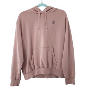 H&M Divided Pink Heart Hoodie